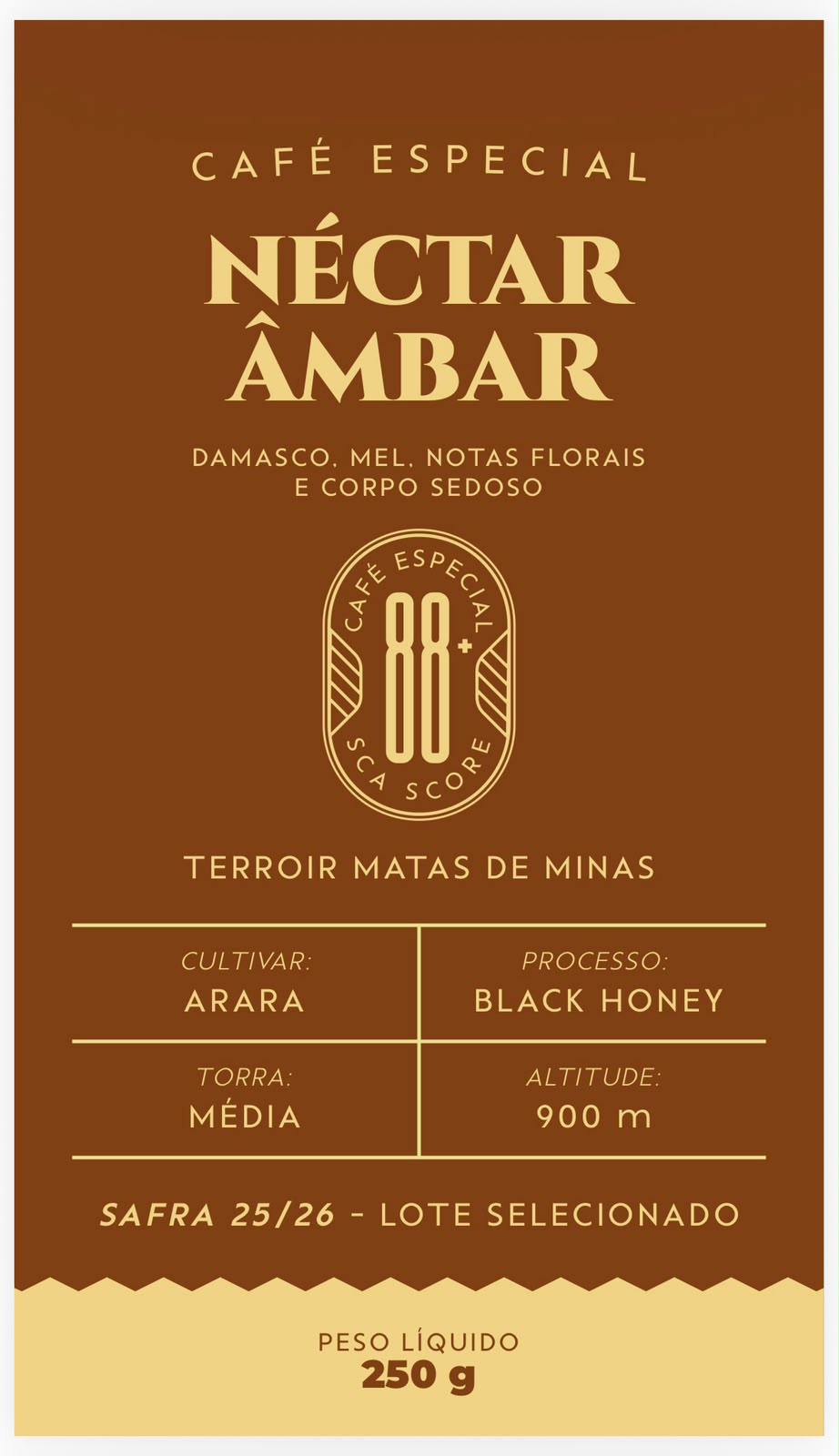 Nécta Âmbar - 88+ PONTOS SCA